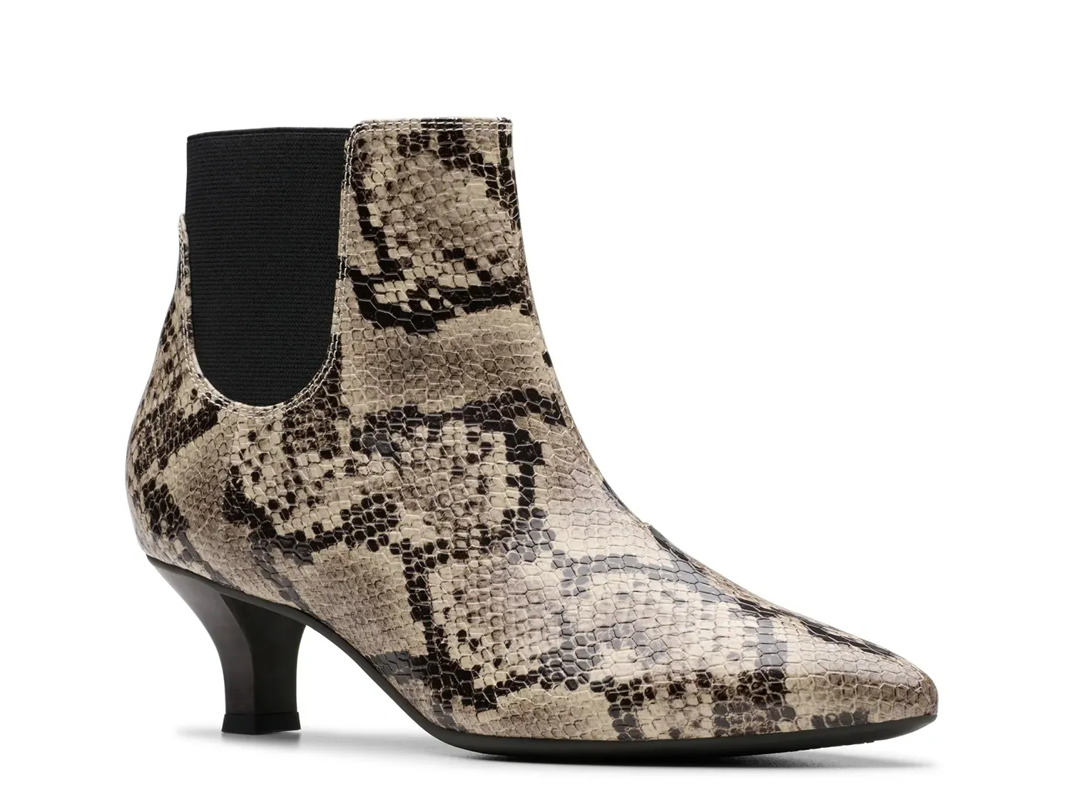 Ботинки женские Clarks Kepley Erin со змеиным принтом, серый