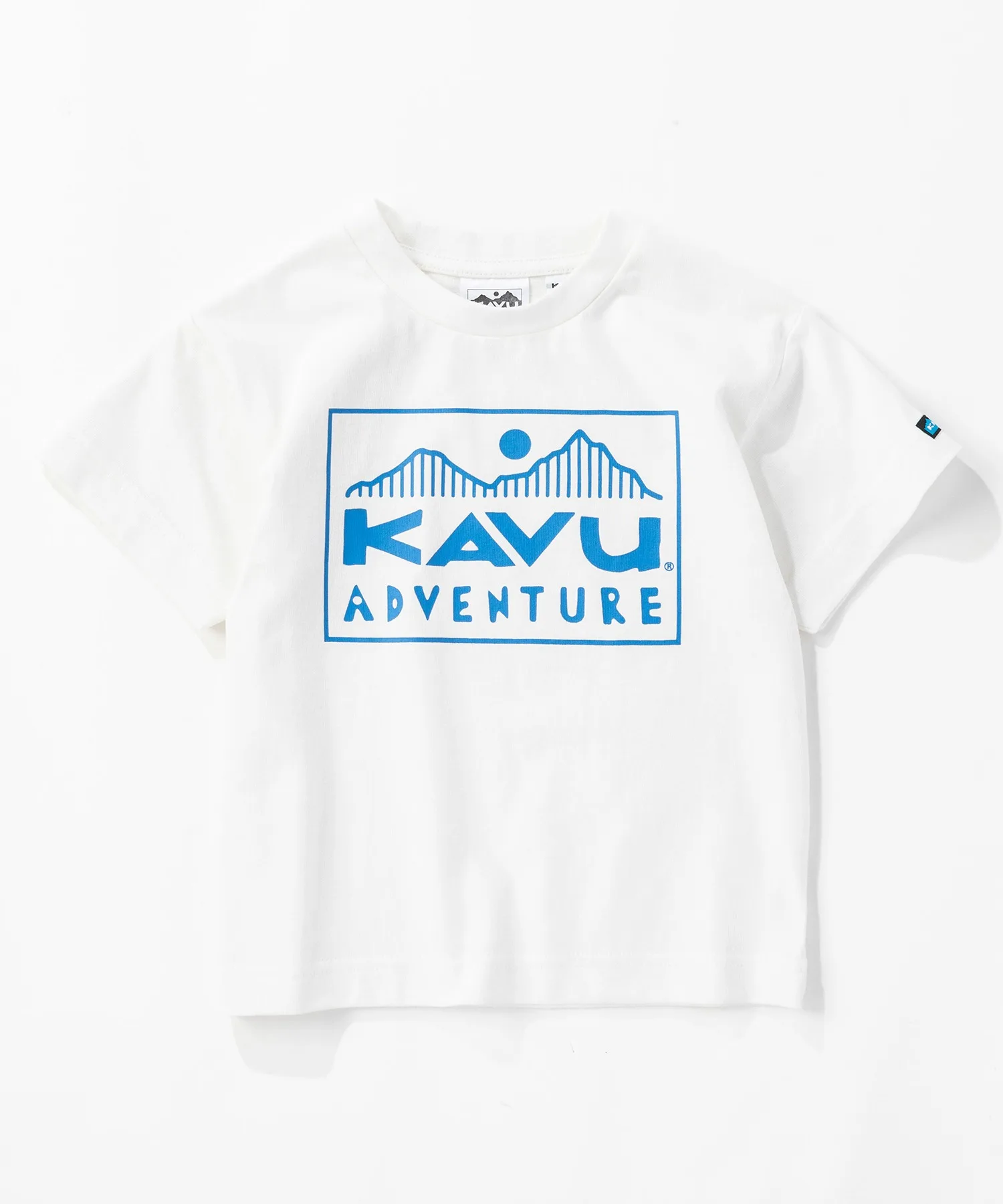 Детская футболка KAVU K's ADVENTURE LOGO белая