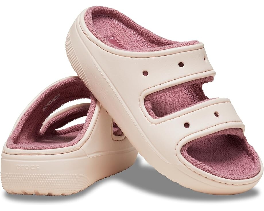 Сандалии Crocs Classic Cozzzy Towel Sandal, цвет Quartz