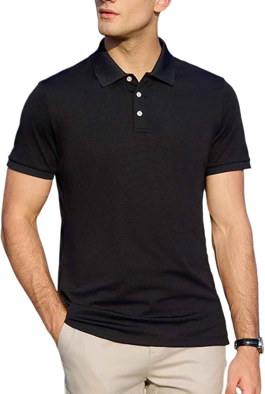 

Поло для мужчин и женщин, хлопок, короткий рукав, сухая посадка Bderkz