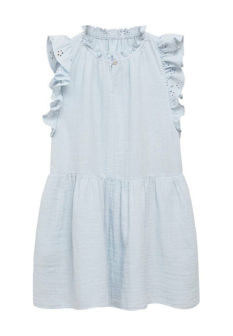 

Повседневное платье Mango Kids, светло-голубой