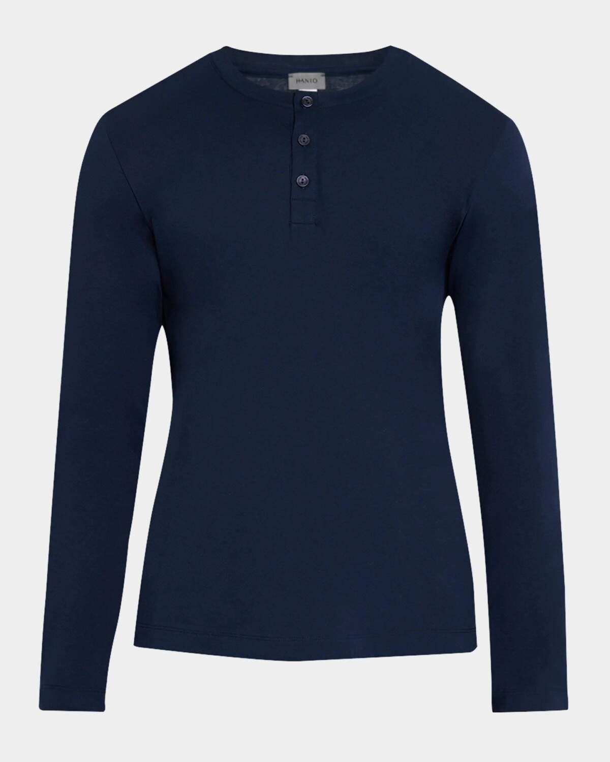 

Мужская футболка Living Henley Hanro, темно-синий