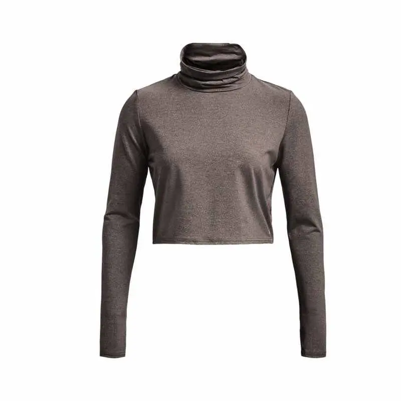 

Under Armour Turtleneck Fitted Long Sleeved T Shirt Women's Brown, Коричневый, Under Armour Turtleneck Fitted Long Sleeved T Shirt Women's Brown
