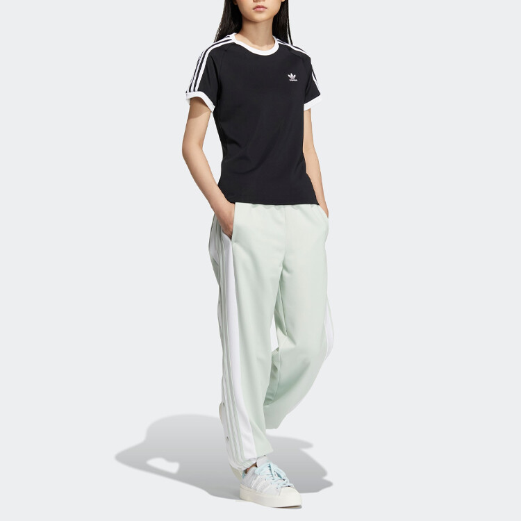 Adidas Always Originals трикотажные спортивные штаны женские светло-зеленые Adidas Originals — фото 2
