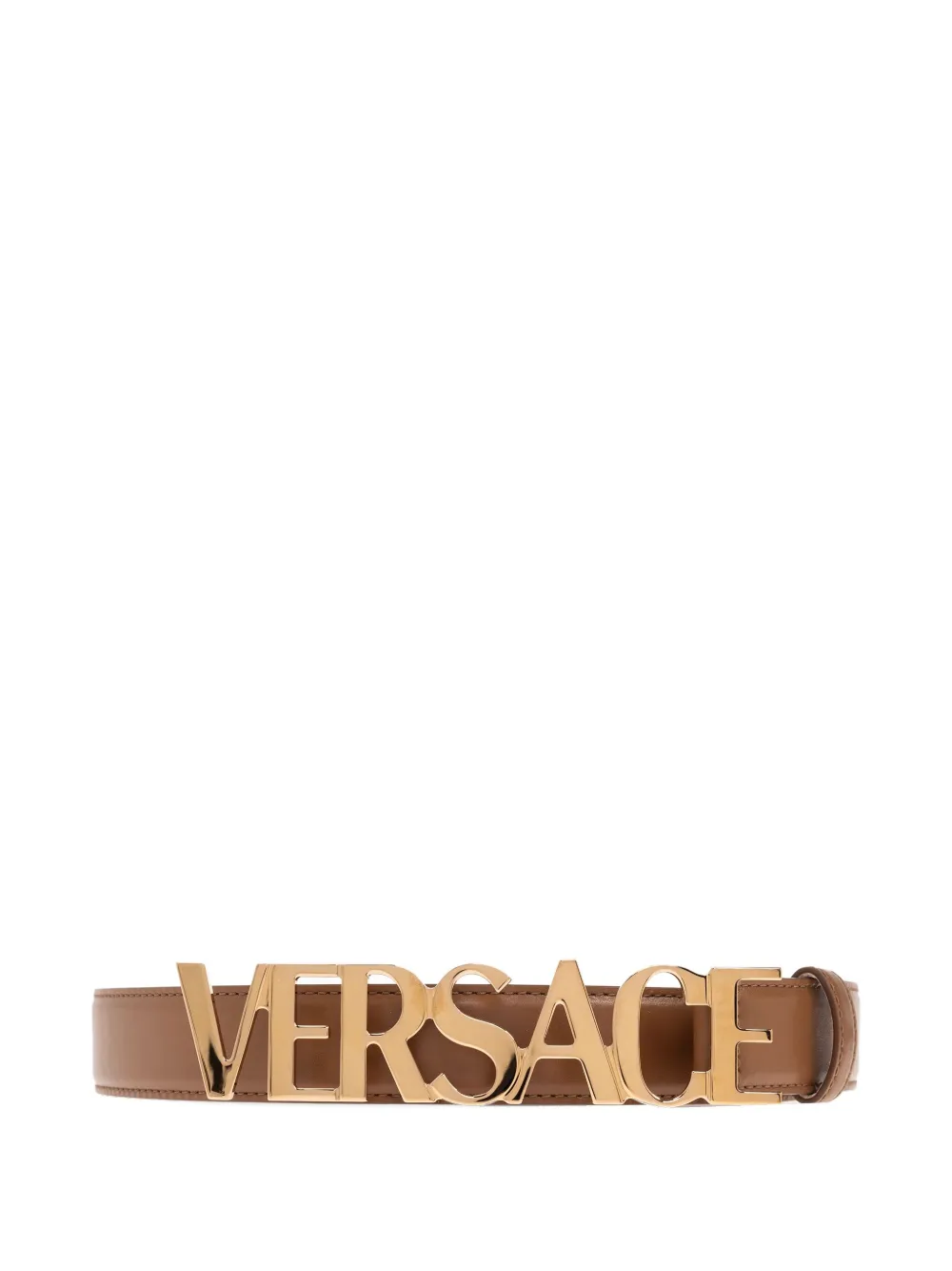 

Кожаный ремень VERSACE, коричневый