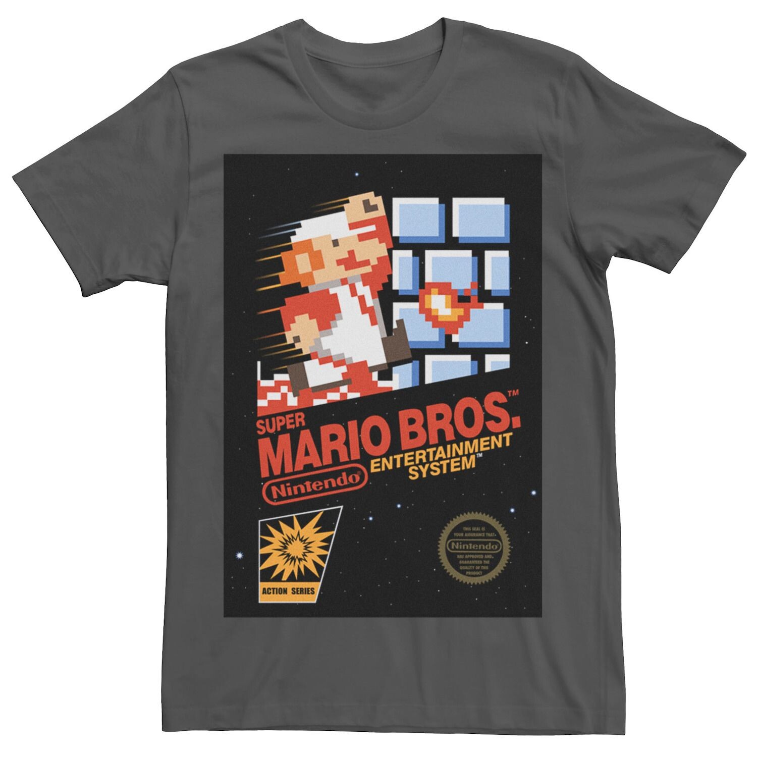 

Мужская футболка Nintendo Super Mario Mario Dashin Action Licensed Character