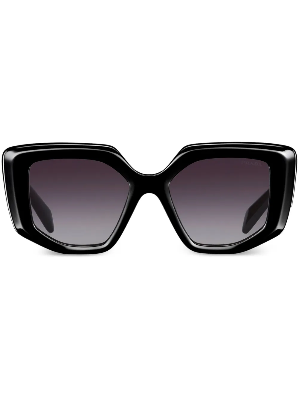 

Солнцезащитные очки Symbole в массивной оправе Prada Eyewear, черный
