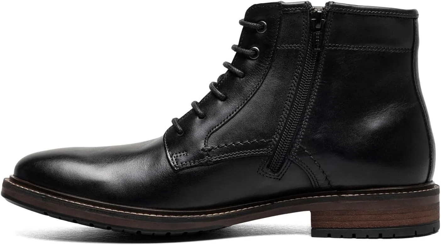 Мужские ботинки Florsheim Forge на шнуровке, черные — фото 4