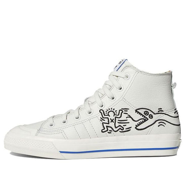

Кроссовки keith haring x nizza высокие rf Adidas, белый