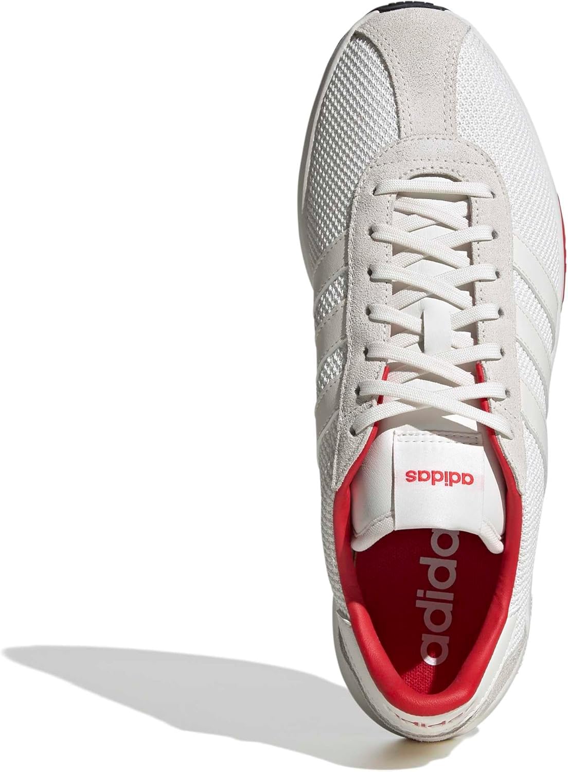 Кроссовки adidas Мужские 76/26, белый/красный — фото 2