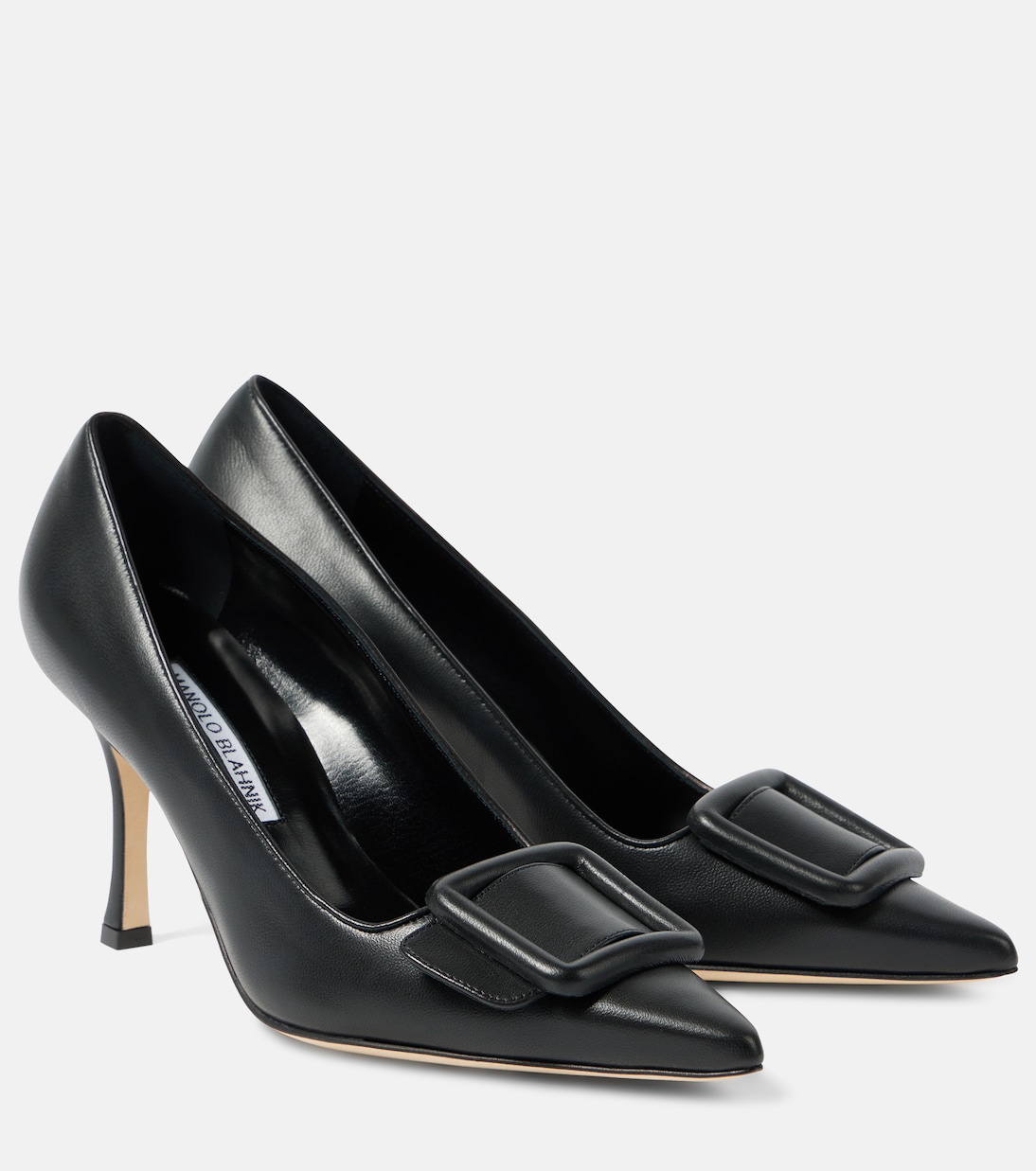 Туфли-лодочки Maysale 70 из кожи Manolo Blahnik, черный