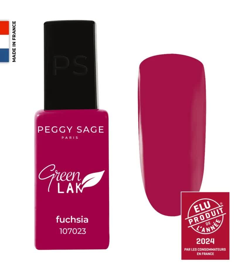 

Зеленый лак для ногтей LAK Fuschia Classic UV/LED 10 мл Peggy Sage