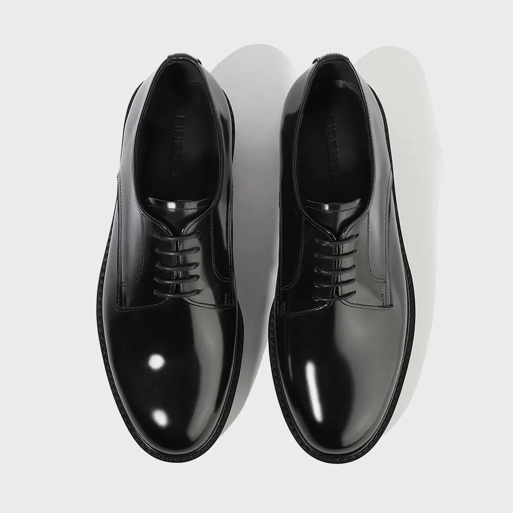 Мужские дерби Firenze.A Renewal Design Standard Commando Sole 8005, чёрные Box