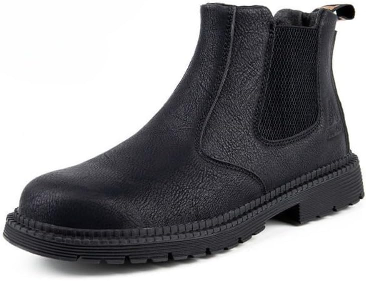 

Ботинки Spedify с высоким голенищем для мужчин и женщин, из суперволоконной кожи, с стальным носком, промышленная и строительная обувь, большие размеры 5-15, черный