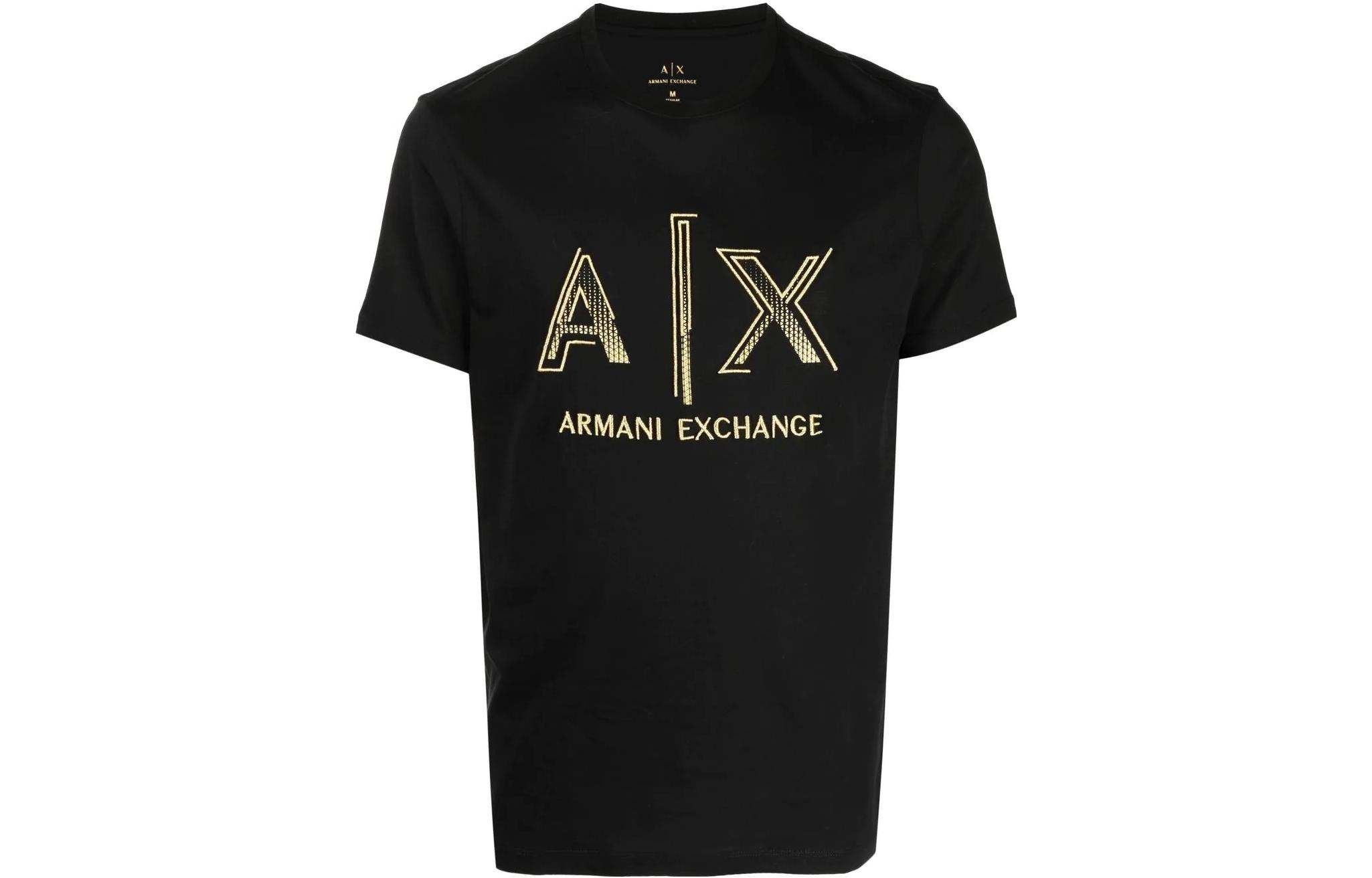 

ARMANI EXCHANGE Футболка AE SS23 мужская черная