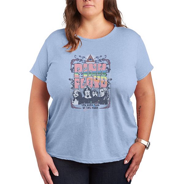 

Футболка Plus size Pink Floyd The Dark Side of the Moon Groovy Graphic Licensed Character, Heather Chambray Blue, Синий, Футболка Plus size Pink Floyd The Dark Side of the Moon Groovy Graphic Licensed Character, Heather Chambray Blue