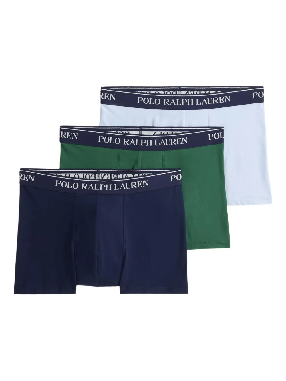 

Комплект из трех боксеров с логотипом POLO RALPH LAUREN, синий