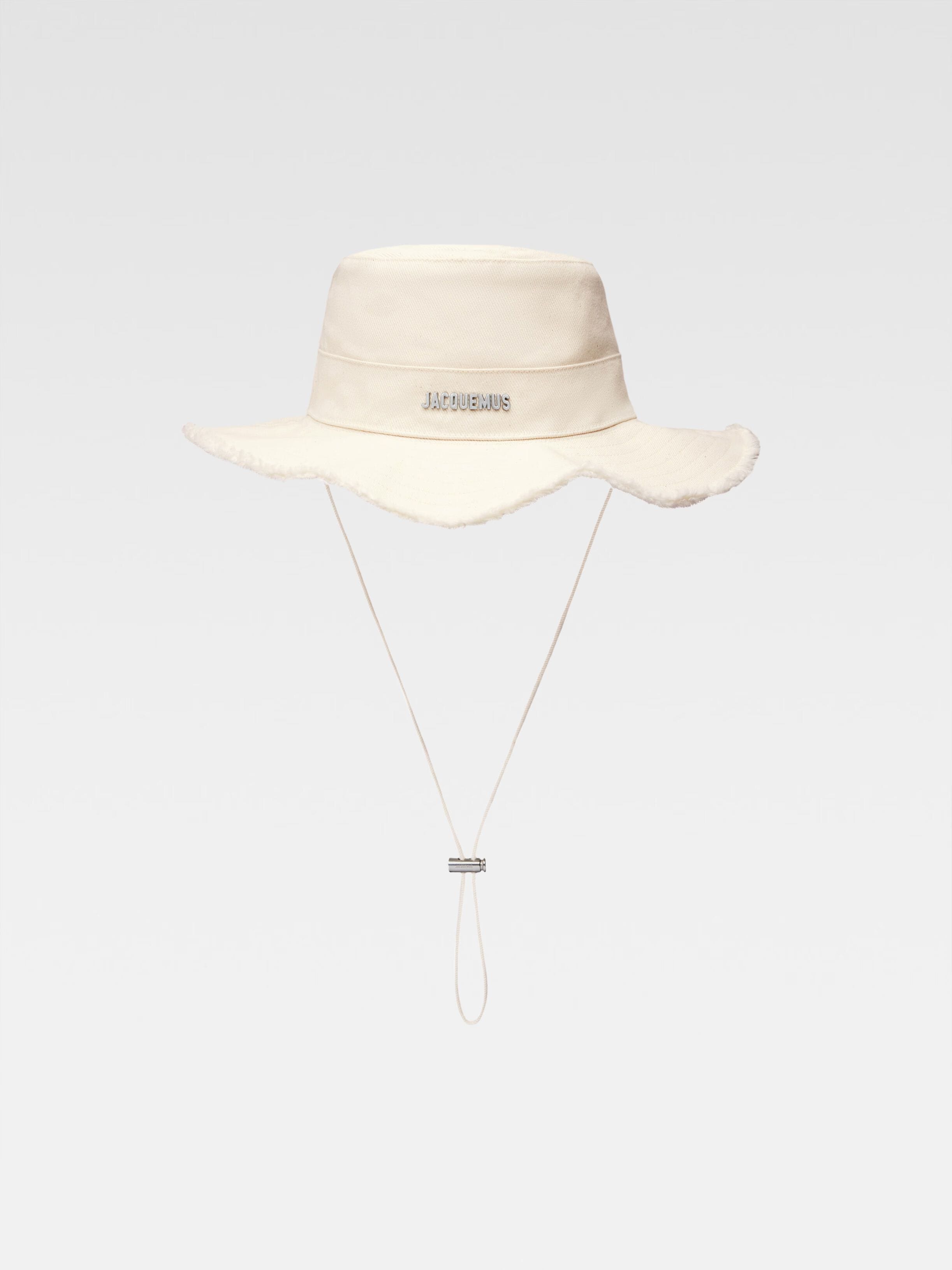 

Потертая экспедиционная шляпа JACQUEMUS The Artichaut bucket hat, белый