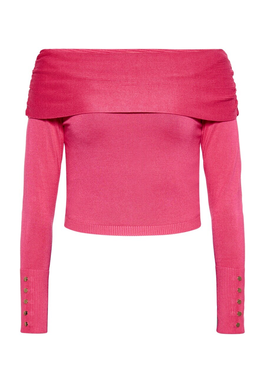 

Тонкий вязаный свитер faina Sweater, розовый