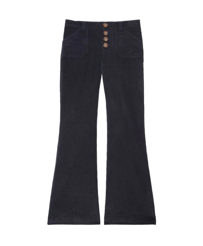 

Хлопковые брюки Шарлотты Ines De La Fressange Paris, синий