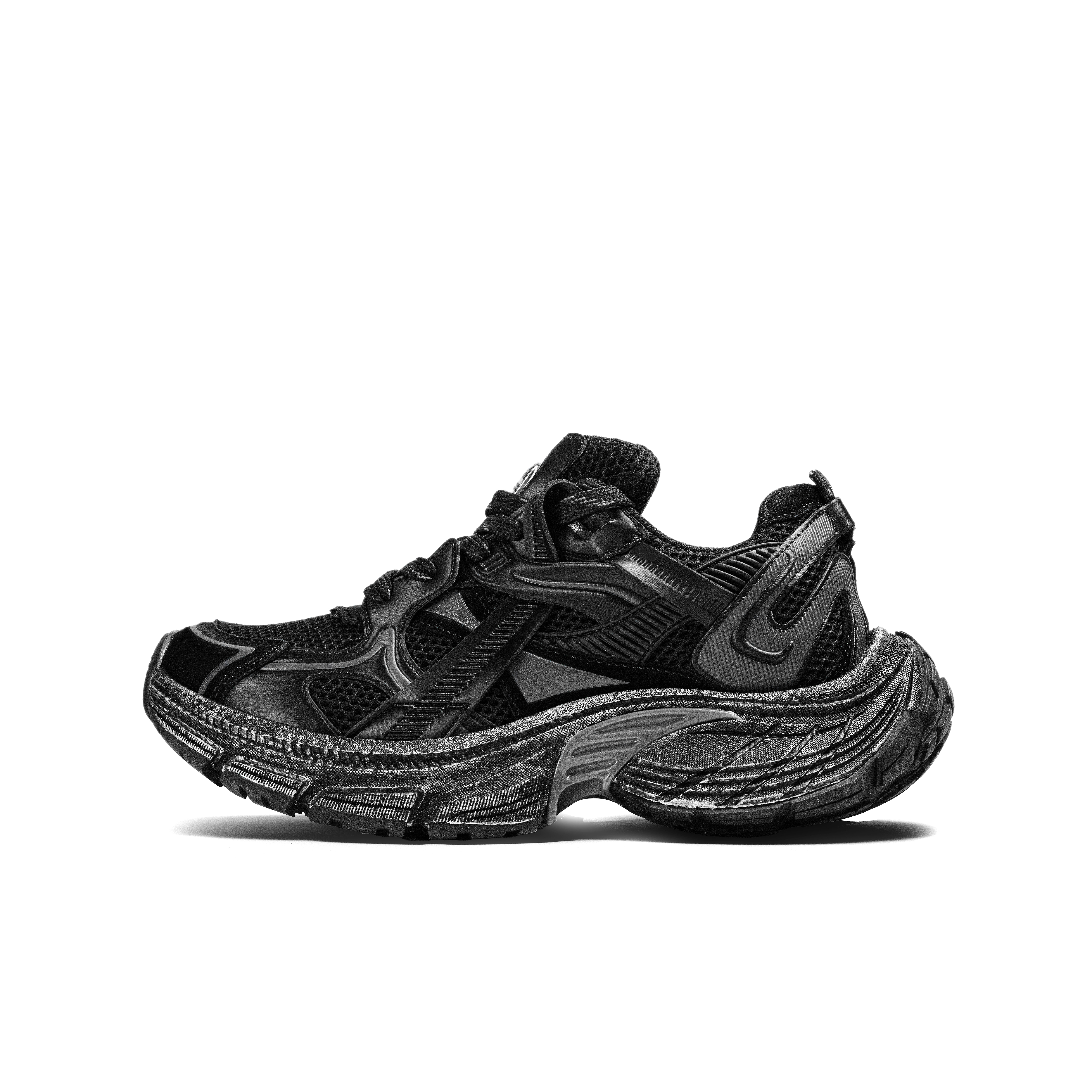 

Shug Кроссовки SUGAR DAD Shock Absorbers Abrasion Resistant Slip Resistant Low Top Casual Chunky Sneakers Men's Wandering Black