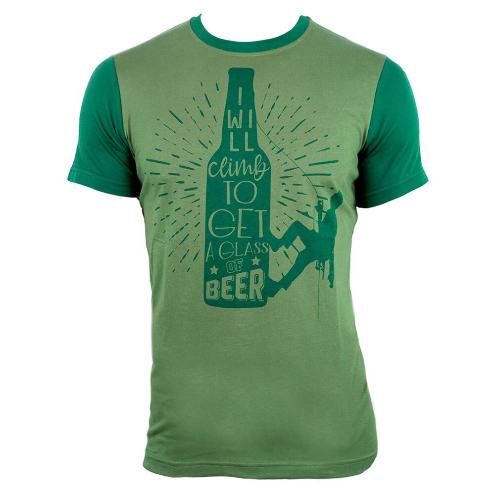 

Футболка JeansTrack Climb & Beer, зеленый