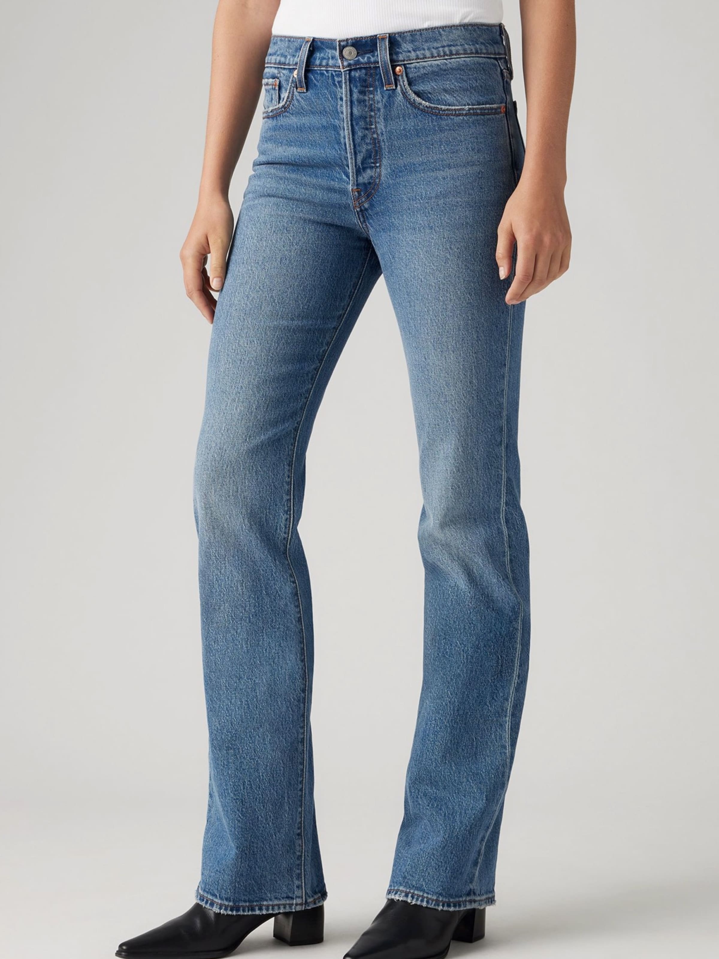 LEVI'S  Джинсы клеш 'Wedgie Bootcut Jeans' в синем дениме — фото 2