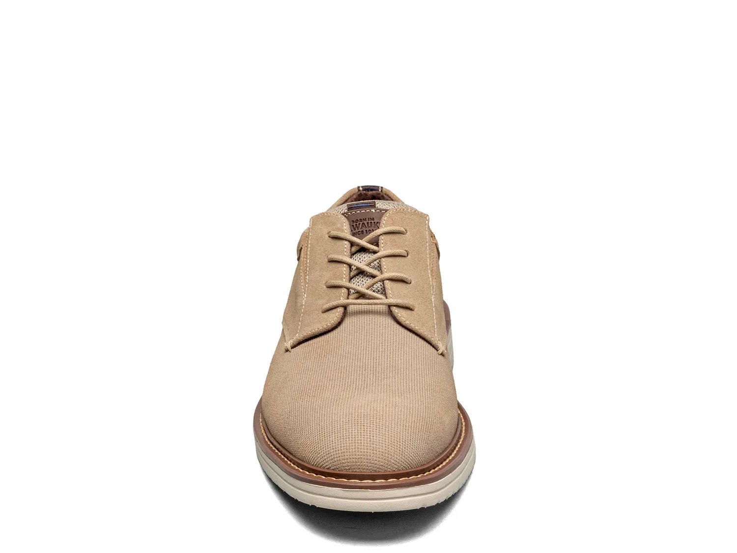 Оксфорды Nunn Bush Griff Suede Plain Toe Oxford, серо-коричневый — фото 2