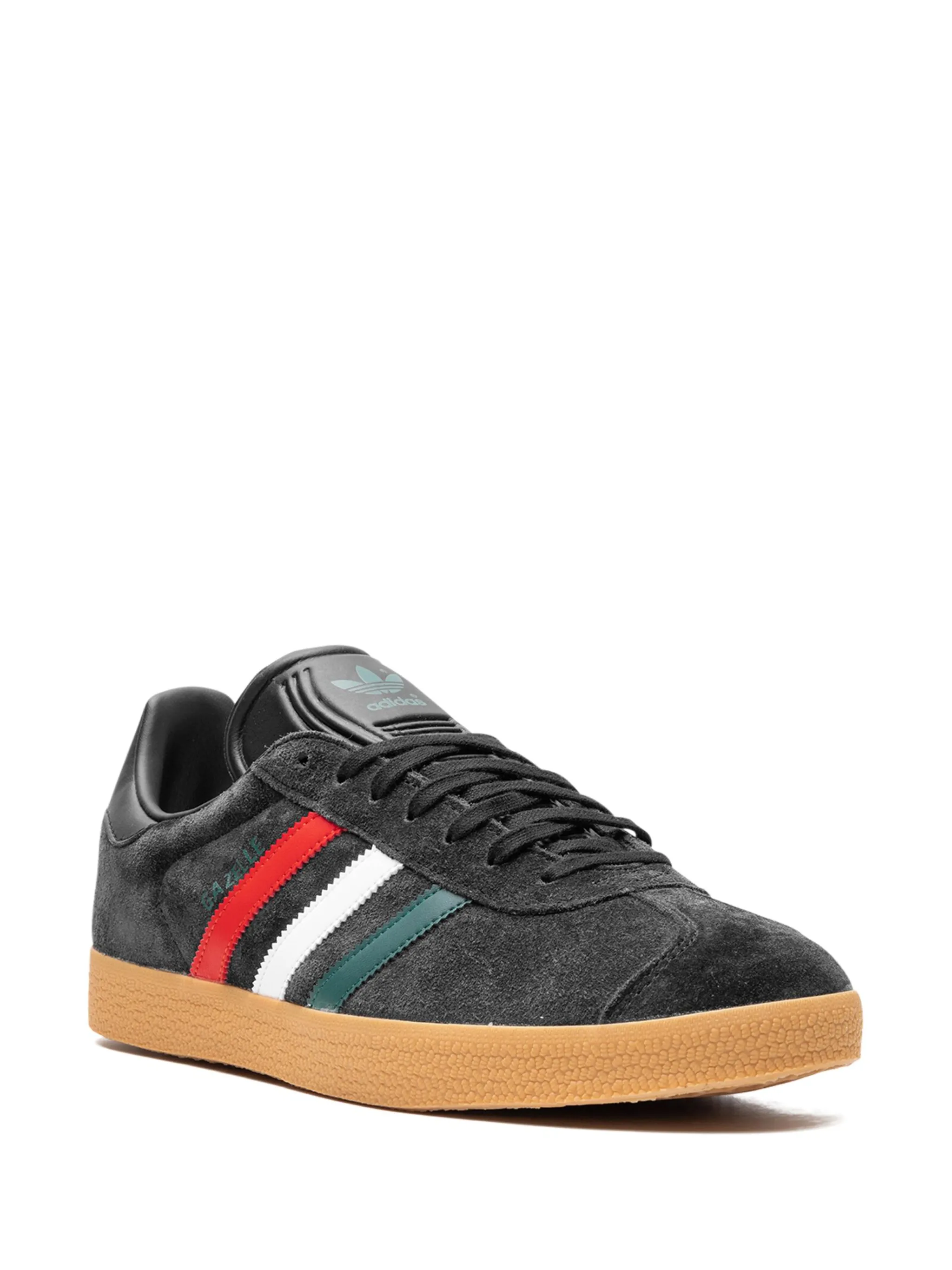 Кроссовки Gazelle Black/Red/Green Adidas, черный — фото 2