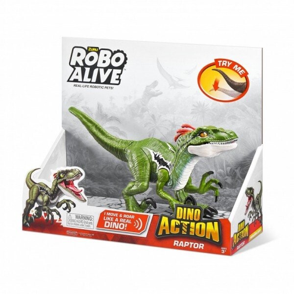 

Интерактивная фигурка Dino Action series 1 Raptor ZURU