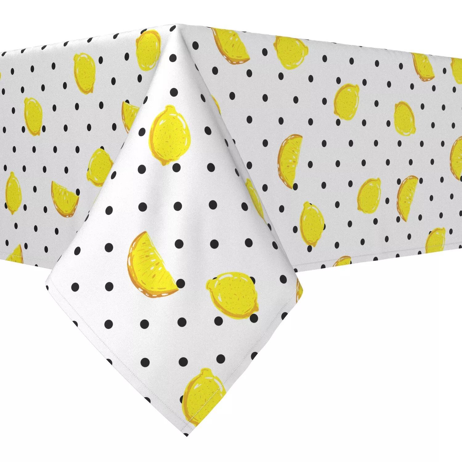 

Прямоугольная скатерть, 100 % хлопок, 52x120 дюймов, Summertime Lemons.