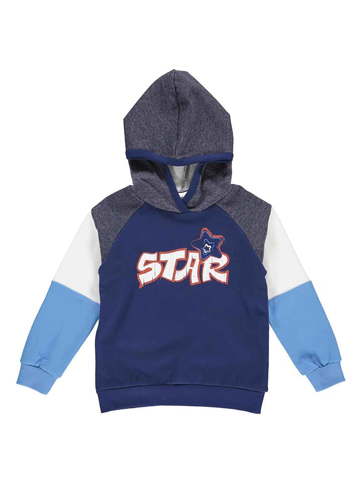 

Толстовка с капюшоном темно-синего/светло-голубого цвета Fred´s World by GREEN COTTON