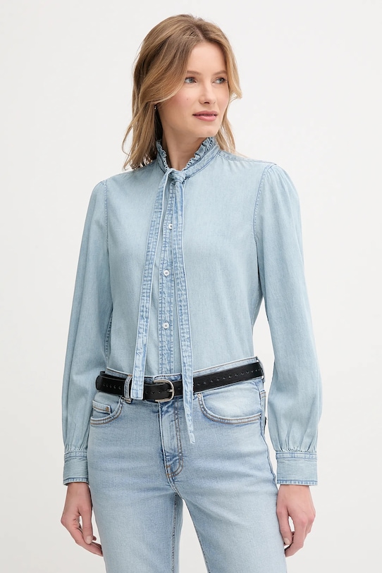 

Хлопковая рубашка United Colors Of Benetton, синий