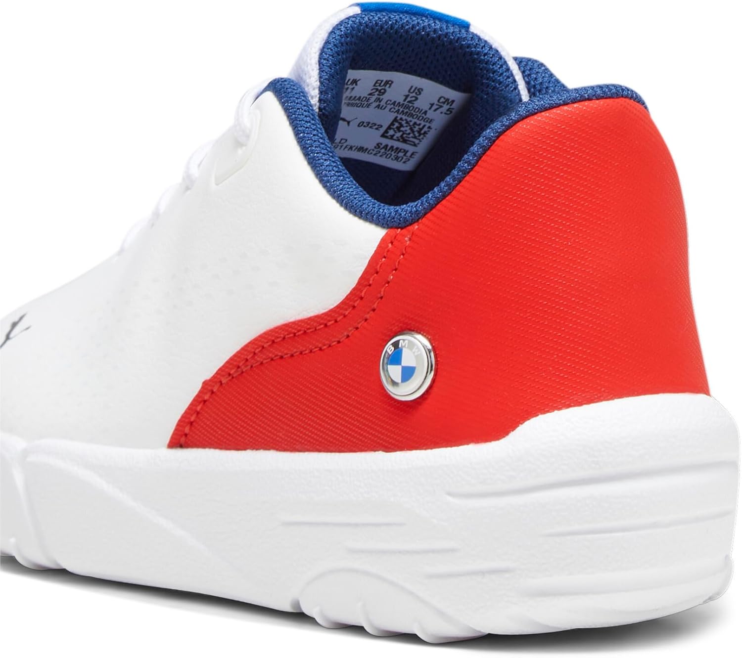 Кроссовки PUMA для детей и взрослых BMW M Motorsport Drift Cat с альтернативной застежкой, Puma White-pro Blue — фото 2