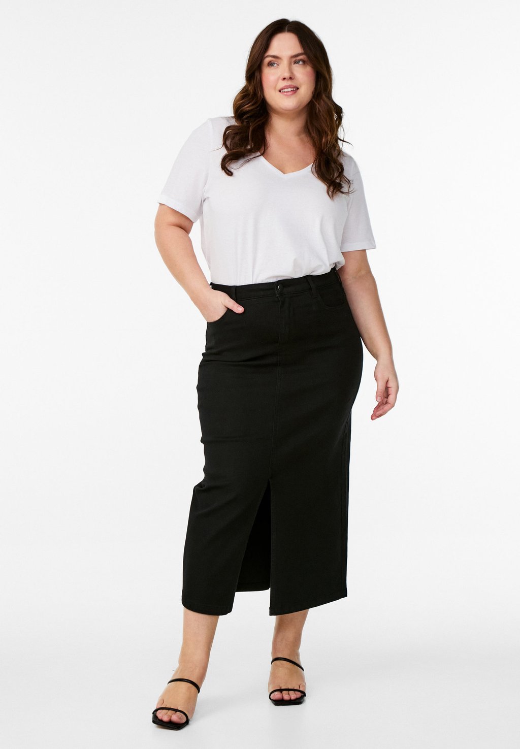 

Юбка-карандаш Denim skirt Zizzi, черный