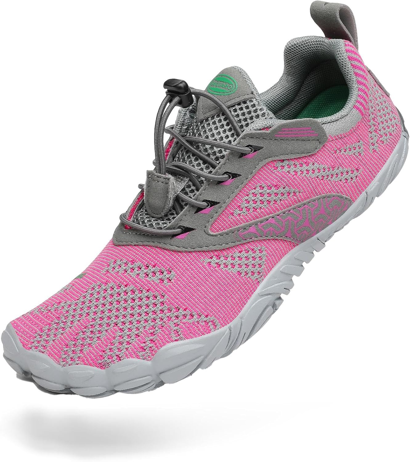 

SAGUARO Женские и мужские кроссовки для бега, минималистичные кроссовки для трейлраннинга, с широким носком и нулевым перепадом высоты подошвы, для кросс-тренинга на открытом воздухе, розовый