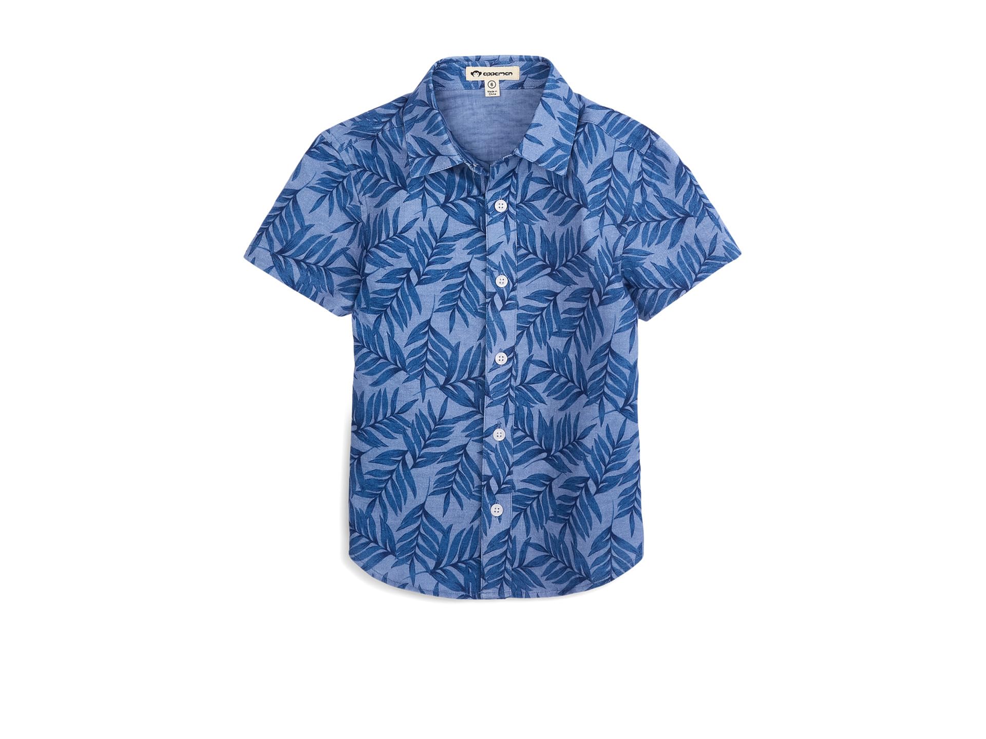 

Рубашка Appaman Kids Day Party Shirt, цвет Summer Blues