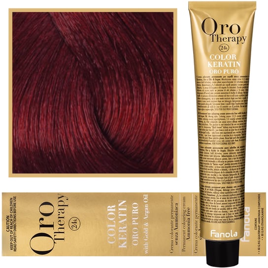 

Краска для волос, 100 мл Fanola, Oro Therapy, Color Keratin Oro Puro, 5.606