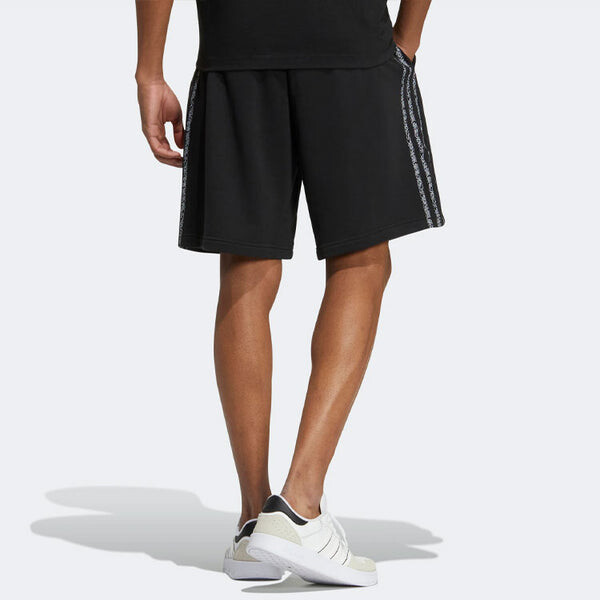 Шорты men's neo x . crossover cartoon stripe athleisure casual sports shorts black Adidas, мультиколор — фото 3