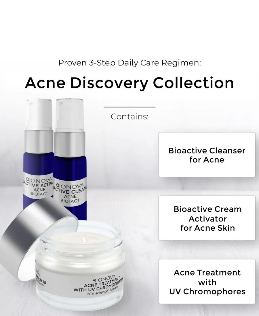 Bionova Коллекция средств от прыщей Acne Discovery с УФ-хромофорами — фото 2