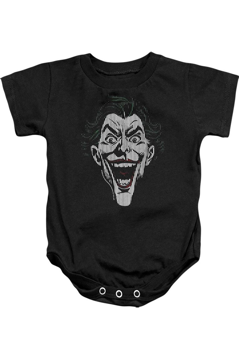 

Детский комбинезон Бэтмен Джокер с застежками-кнопками Gildan, черный