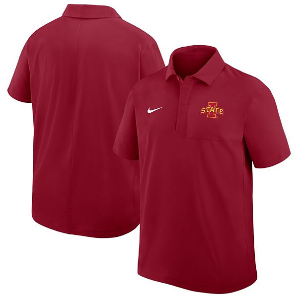 Мужская поло cardinal iowa state cyclones woven Nike — фото 2