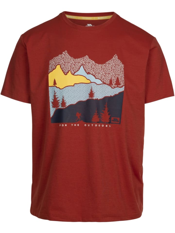 

Футболка Danub Casual T-Shirt красного цвета Trespass, Красный, Футболка Danub Casual T-Shirt красного цвета Trespass