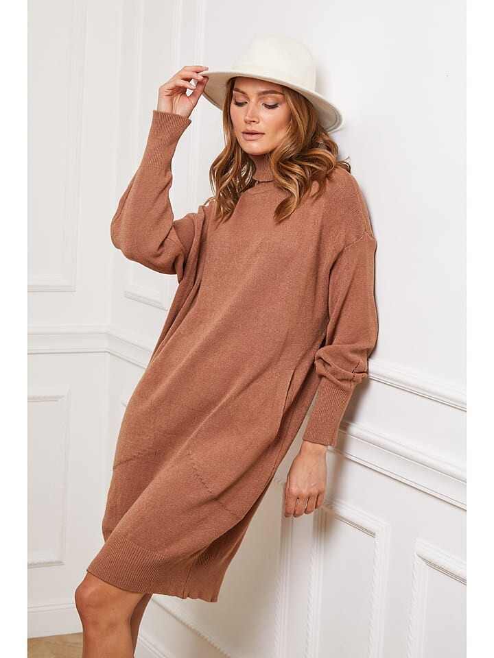 

Платье до колена Joséfine Strickkleid Landreau, кэмел
