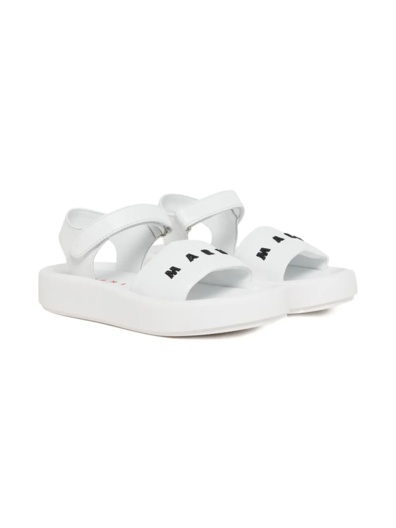 

Кожаные сандалии Marni Kids, белый