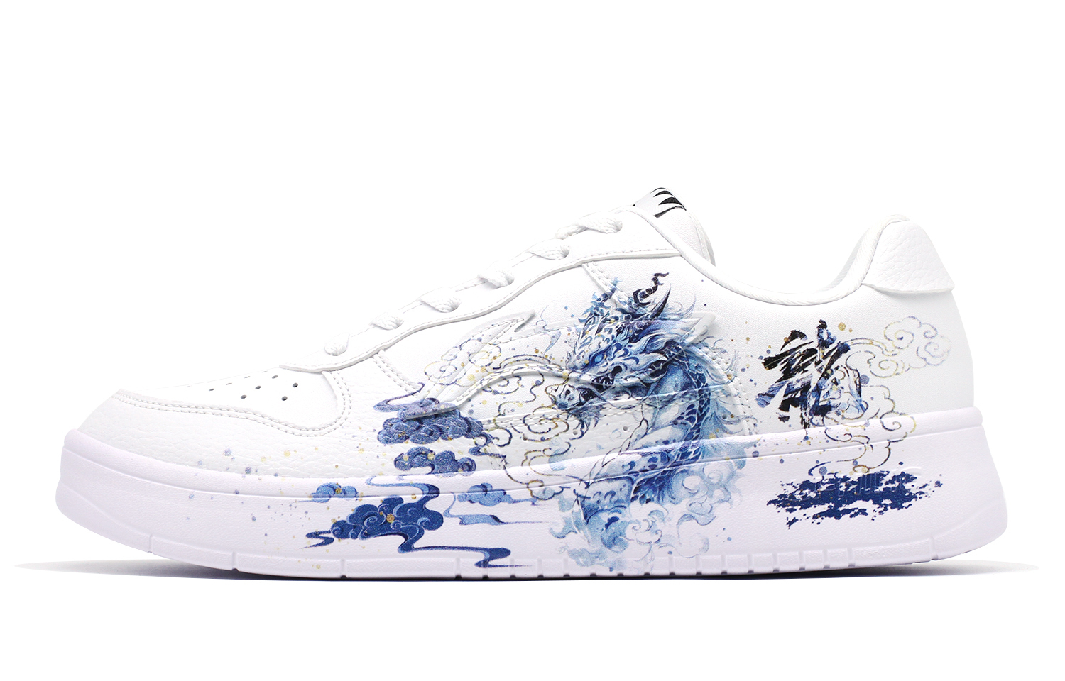 

Лининг Понтун Бутс Удобные износостойкие дышащие низкие скейтерские кроссовки мужские сине-белые