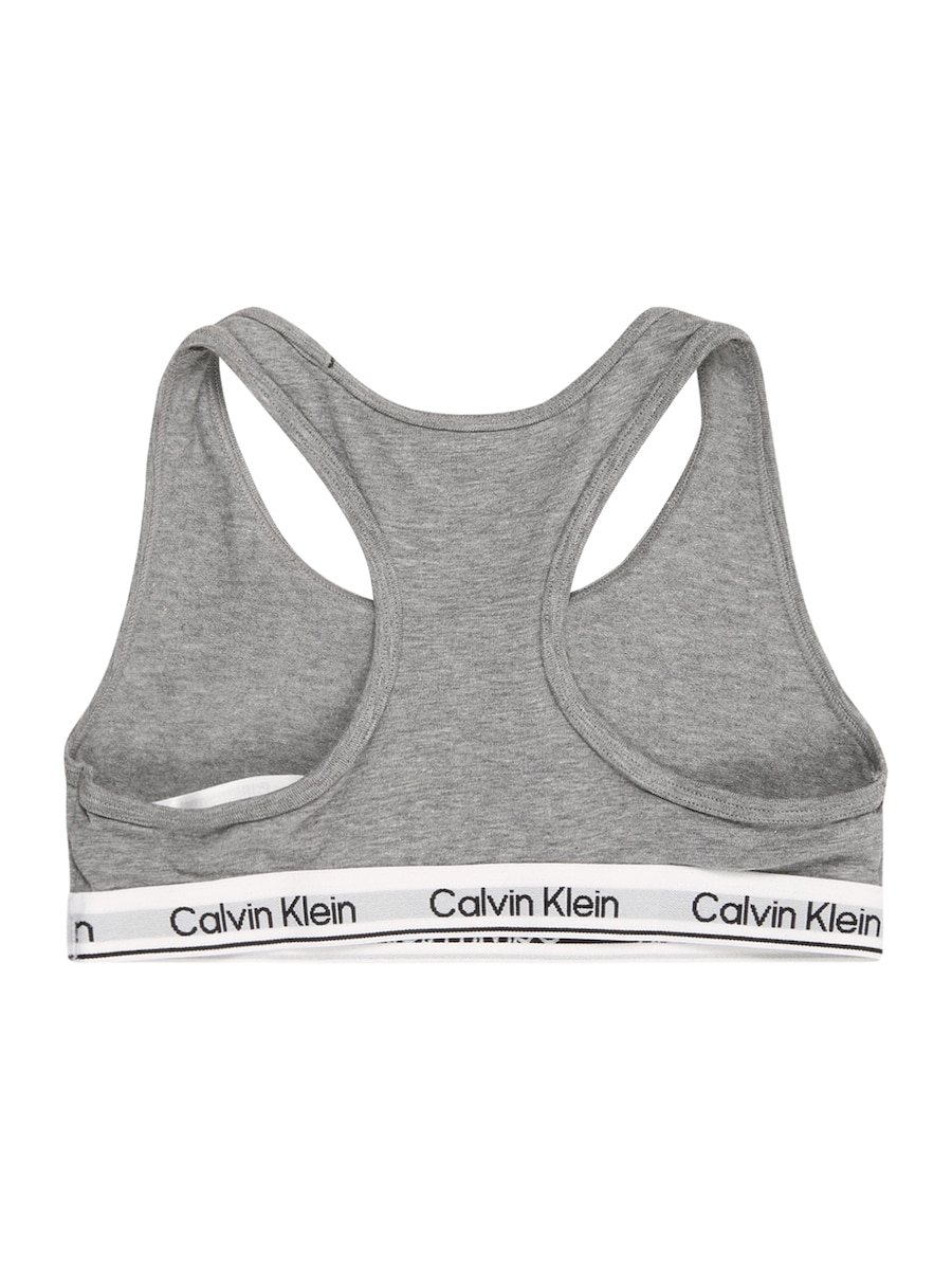 Бюстгальтер-бралетт Calvin Klein Underwear, Mottled Grey/Pastel Pink — фото 2
