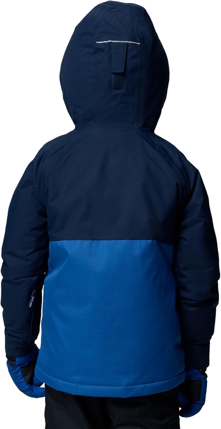 Куртка Columbia boys Alpine Action III, Mountain Blue Melange/Collegiate Navy — фото 2