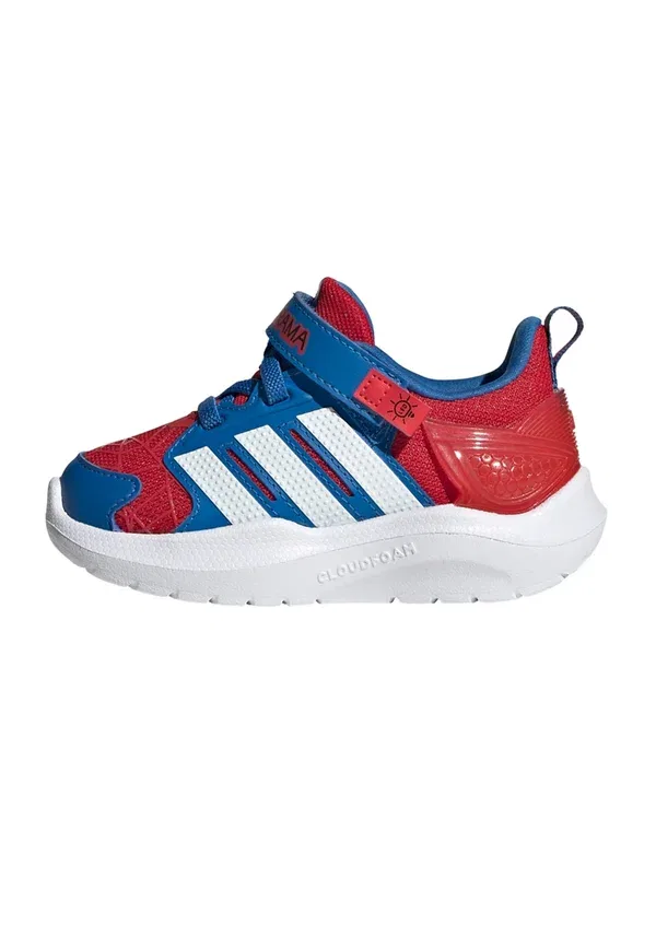 Кроссовки Lightorama rnr spider man el i walking trainers Adidas Performance, ярко-алый/белый/ярко-синий