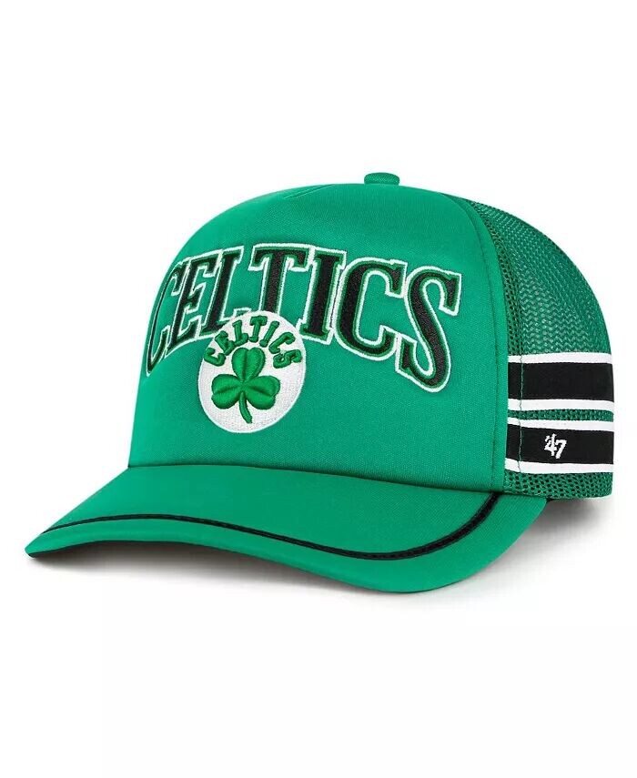 

Мужская регулируемая кепка Kelly Green Boston Celtics 47 с боковыми полосками и полосками '47 Brand, зеленый